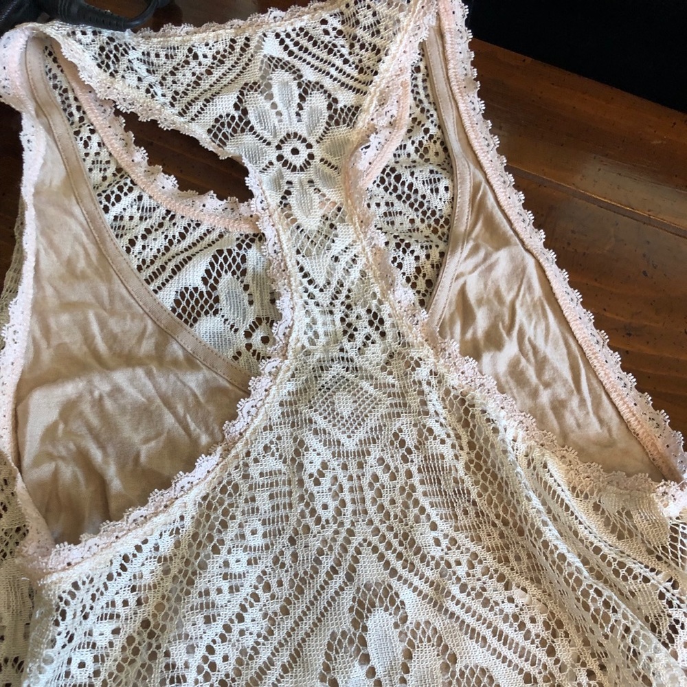 Rare Free People lace Miracle midi dress - Picture 5 of 7